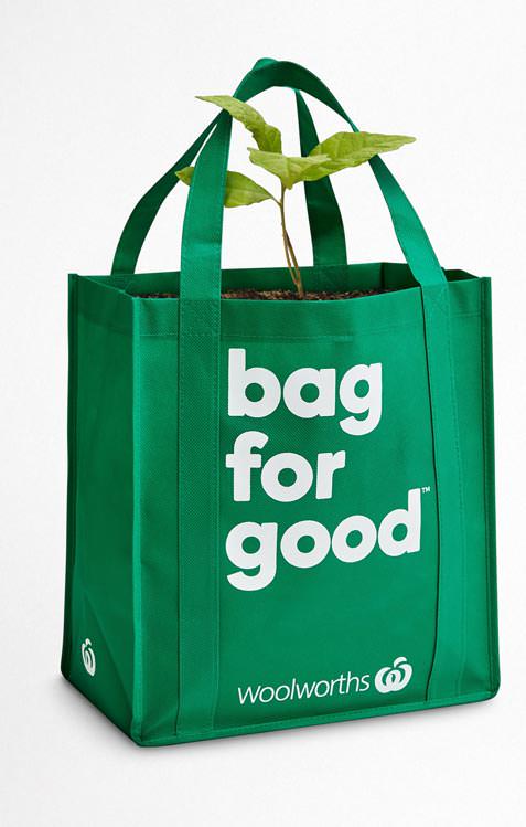 Green Woolworths Bag For Good