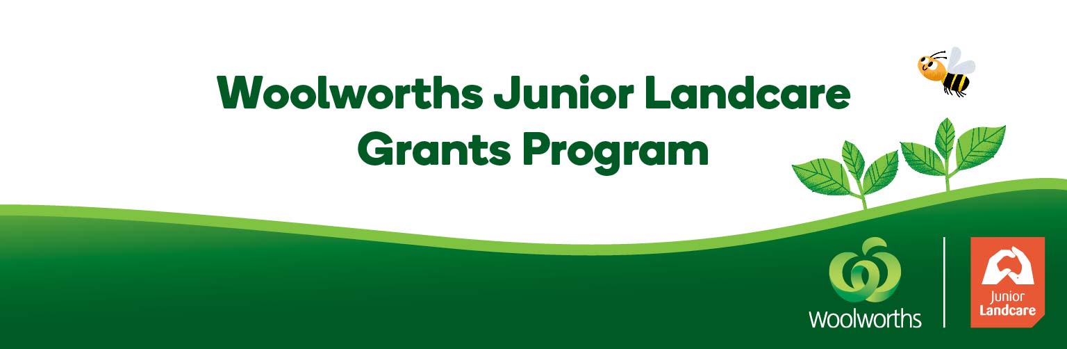 Woolworths Junior Landcare Grants Program Graphic Banner
