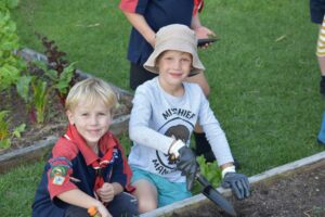 scouts gardening